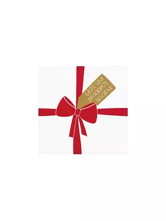 RAEDER | Weihnachts-Servietten 33x33cm GAESTE SIND DAS SCHOENSTE | 